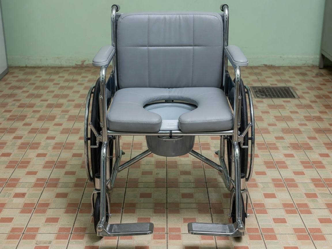 Extra-wide commode wheelchair with wide toilet seat for sale in Kenya