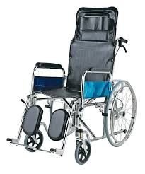Reclining manual wheelchair with high back and headrest for pressure relief, Wheelchairs Kenya Nairobi