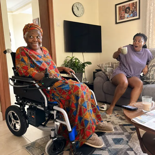 Happy customer review for Wheelchairs Kenya