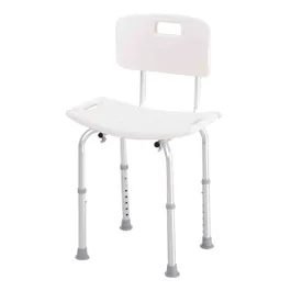 Height adjustable shower chair with backrest and non slip feet for safe bathing, Wheelchairs Kenya Nairobi