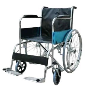 Standard foldable wheelchair with brakes for sale in Nairobi at Wheelchairs Kenya Ltd